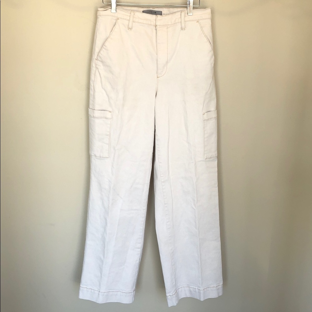 Joe’s Jeans Tan Wide Cargo Pants Size 31 Cotton